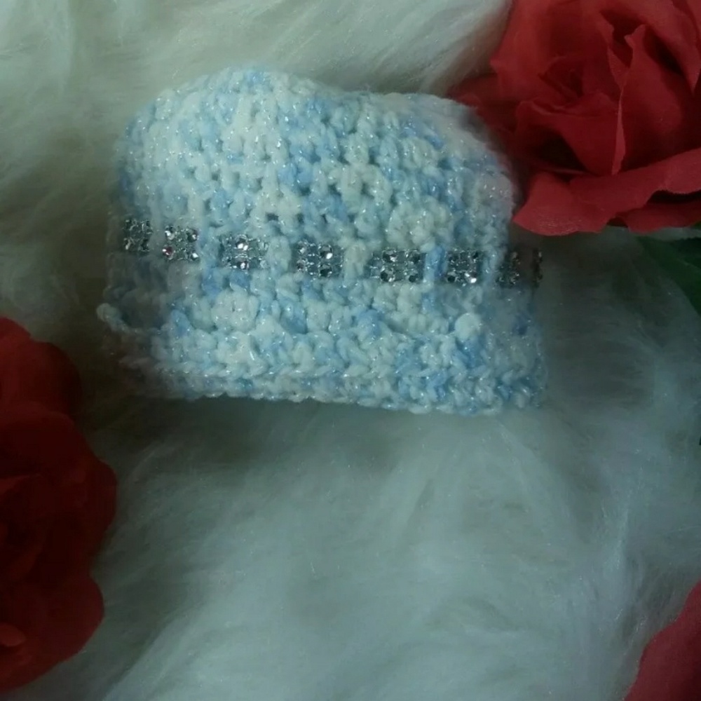 Hat Baby Crochet Handmade Newborn 0-3 Months